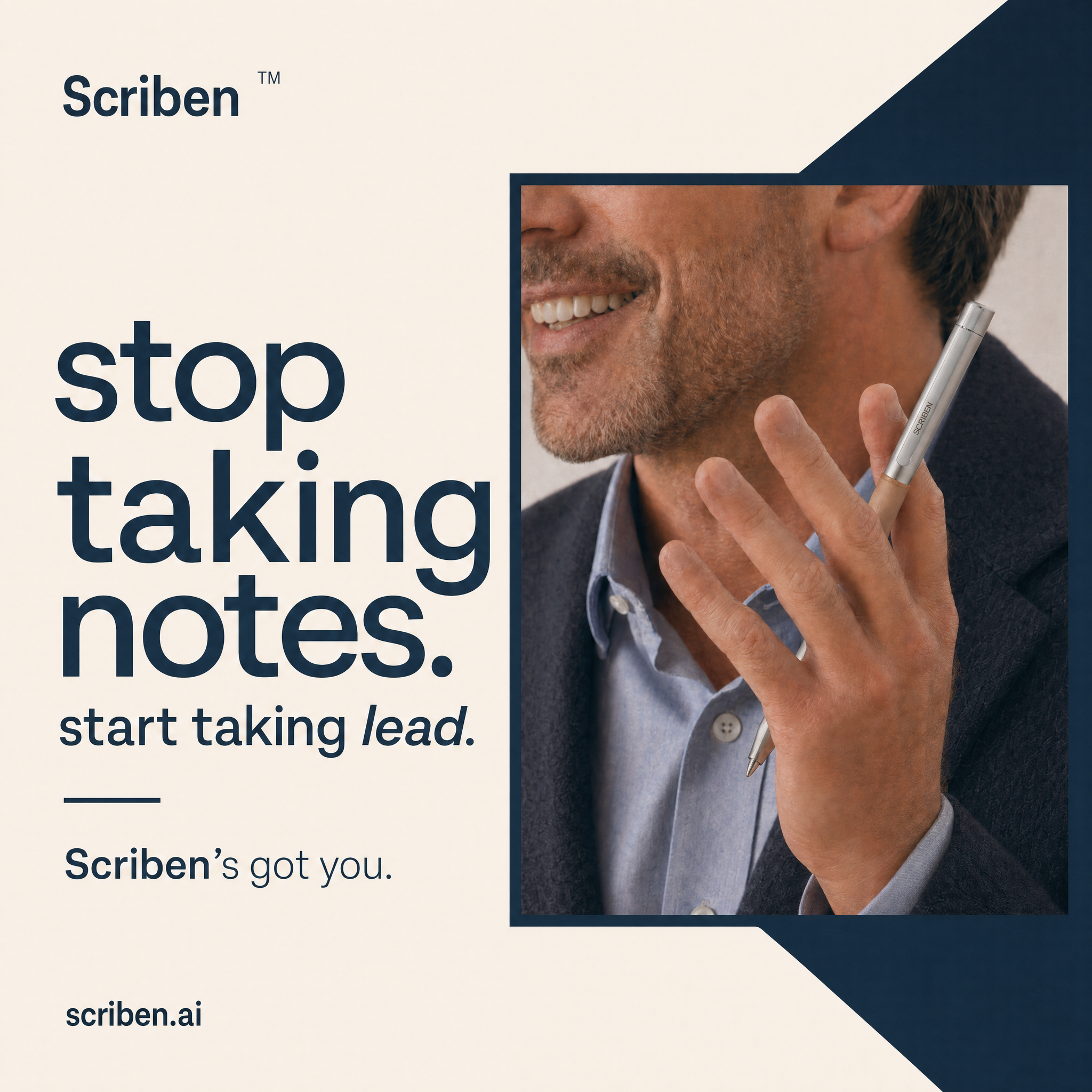 Scriben — AI搭載ノートテイキングペン