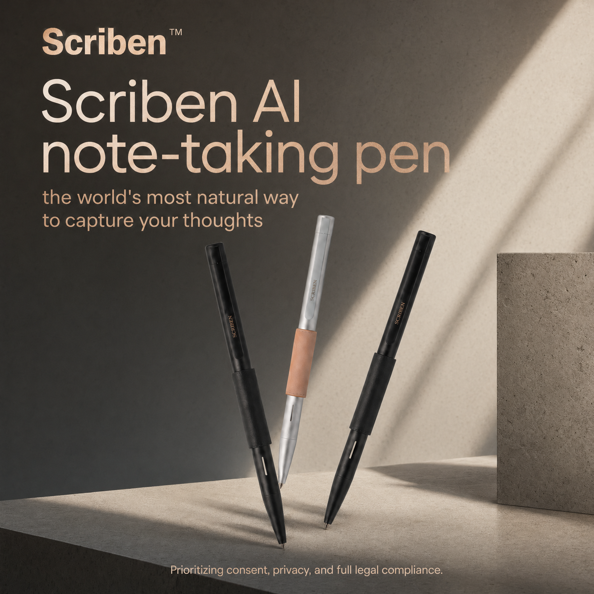 Scriben — AI搭載ノートテイキングペン