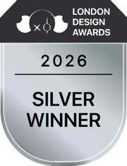 London Design Awards 2026 Silver Winner badge